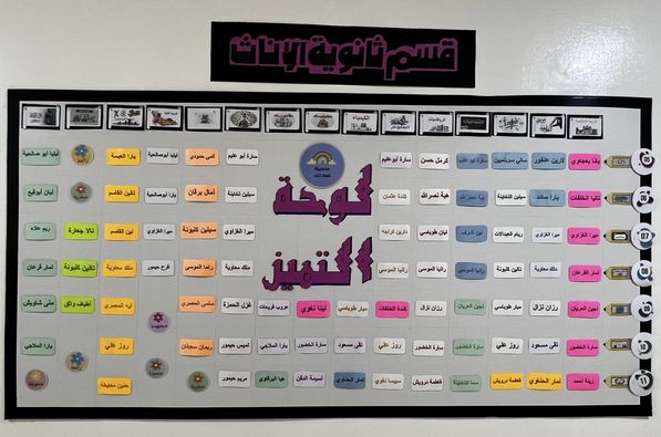 تكريم الطالبات المتميزات 